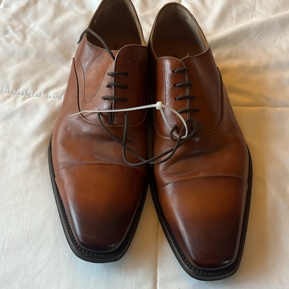 MAGNANNI Antiqued Brown Cap Toe Oxford Shoes 
US 12 M Saffron 15959- preowned - Picture 3 of 5